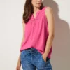 Débardeur blouse rose