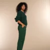 Pantalon flare vert foret – Image 2