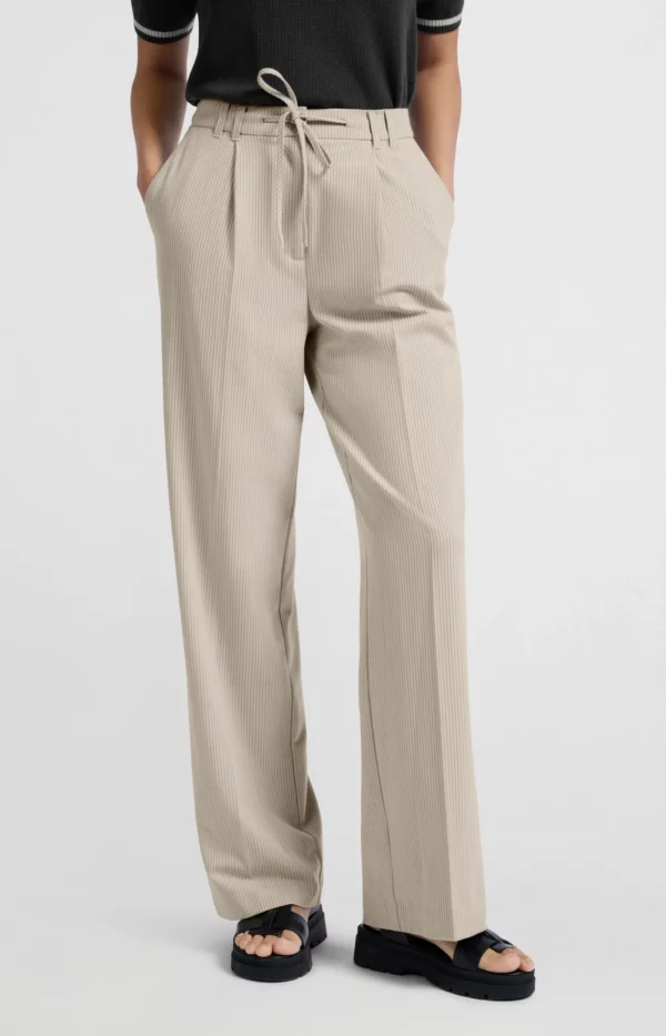 Pantalon larges à fines rayures – Image 5