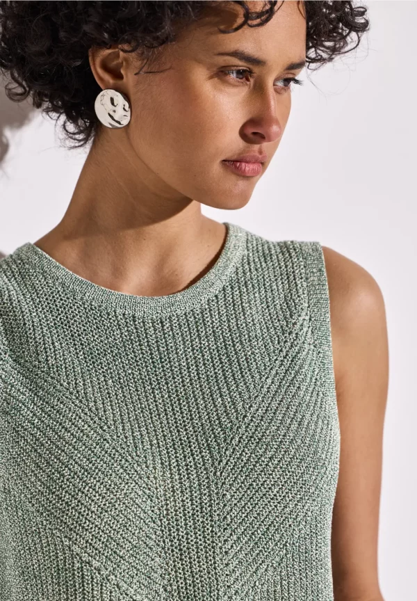 Top en tricot chatoyant