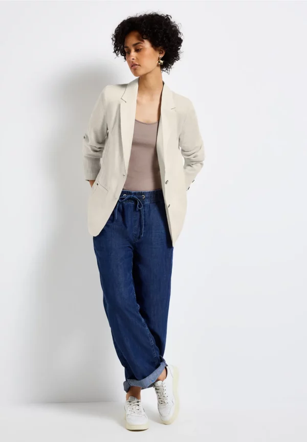 Long blazer en lin – Image 2