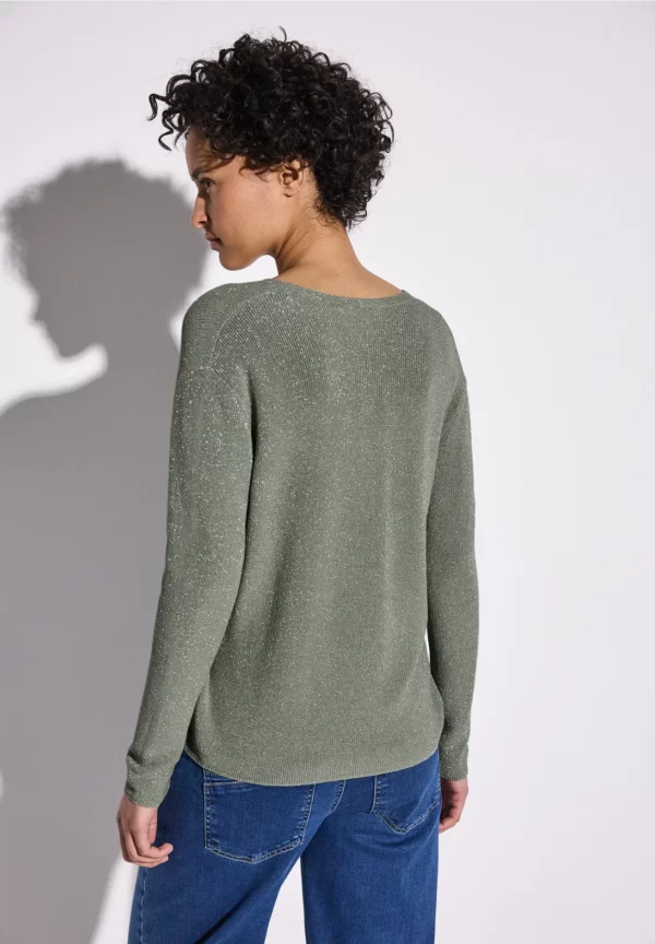 Pull irisé kaki – Image 3