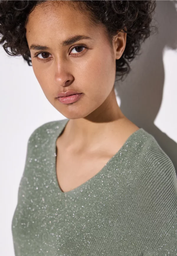 Pull irisé kaki – Image 2