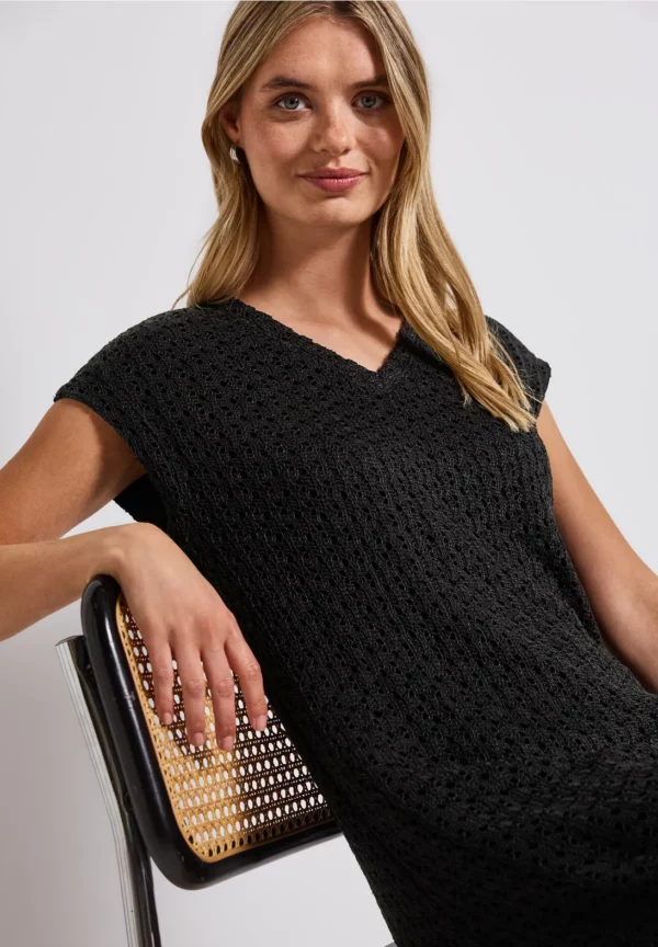 Robe en dentelle avec col en V – Image 3