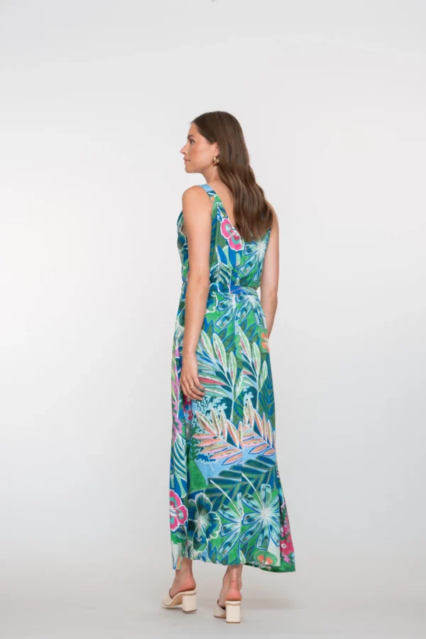 Robe longue imprimé fleuri – Image 2