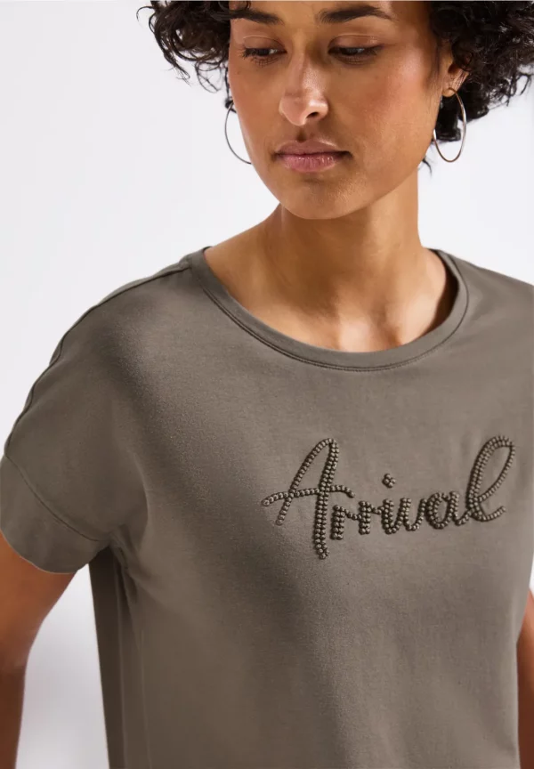 T-shirt avec broderie wording – Image 2