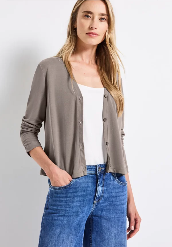 silk look short jacket