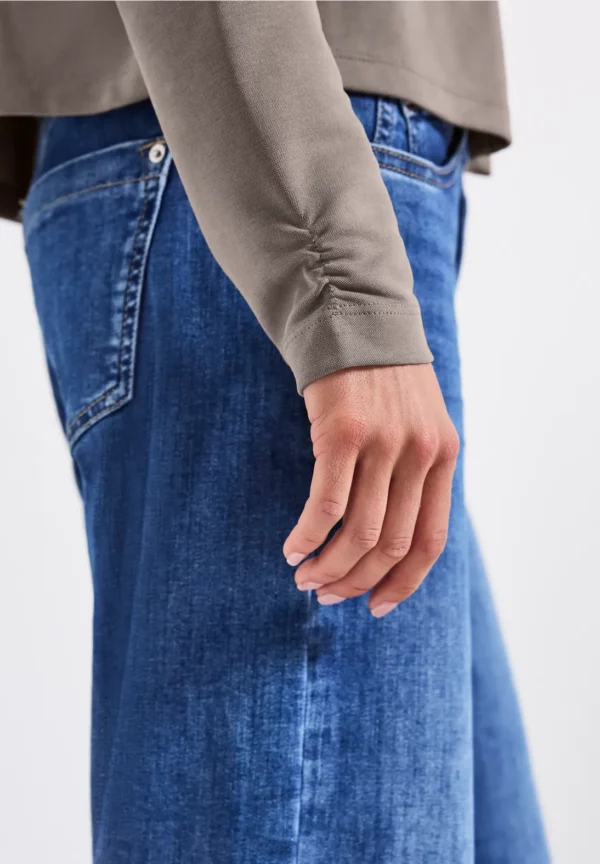 silk look short jacket – Image 4