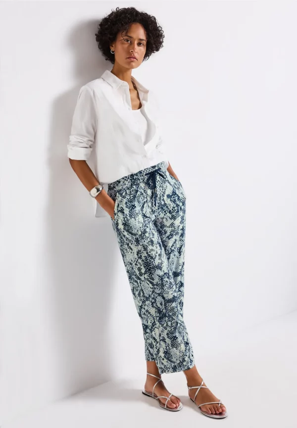 Pantalon Wide Legs à motifs