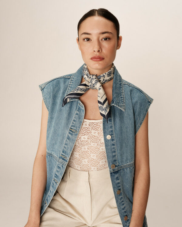 Foulard Parole bleu
