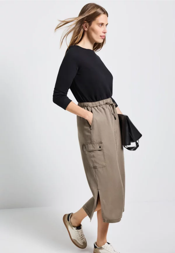 Jupe cargo au look délavé – Image 2
