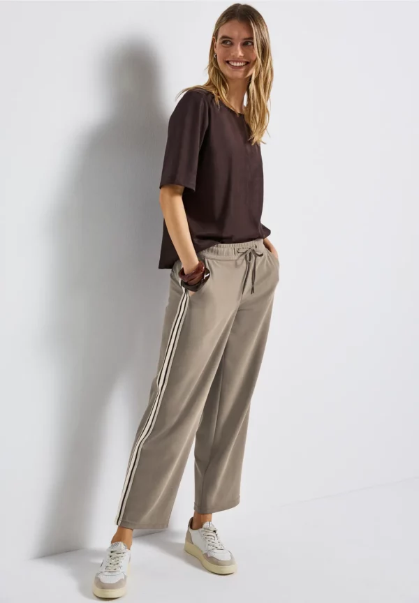 Straight Leg Pantalon structuré