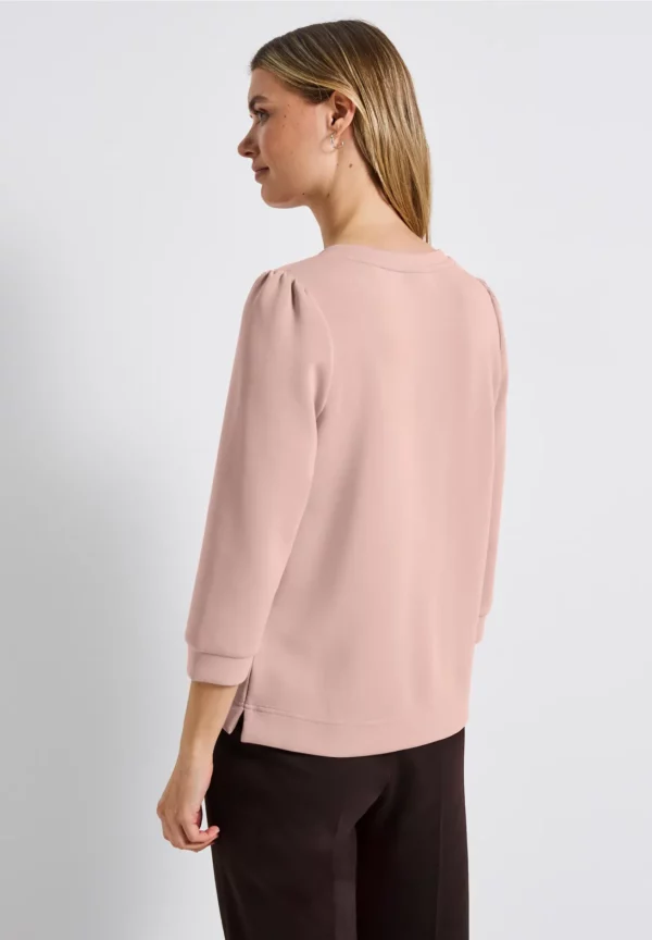 T-shirt en soie avec fronces – Image 6