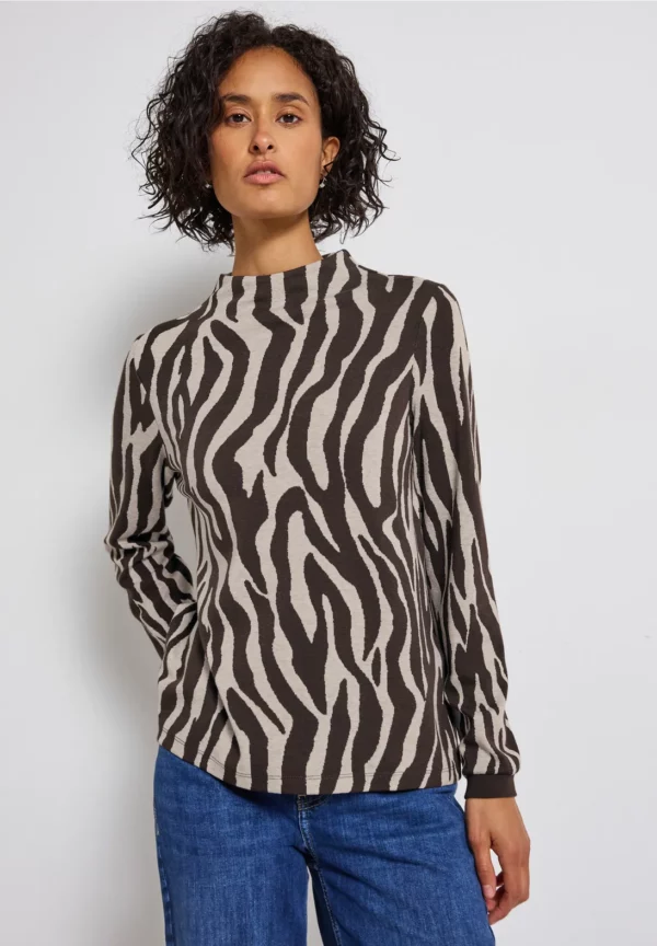 T-shirt avec imprimé zèbre – Image 2