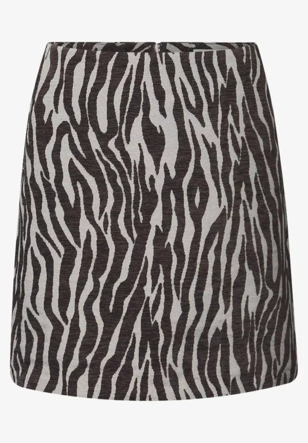Jupe jacquard zébrée – Image 4