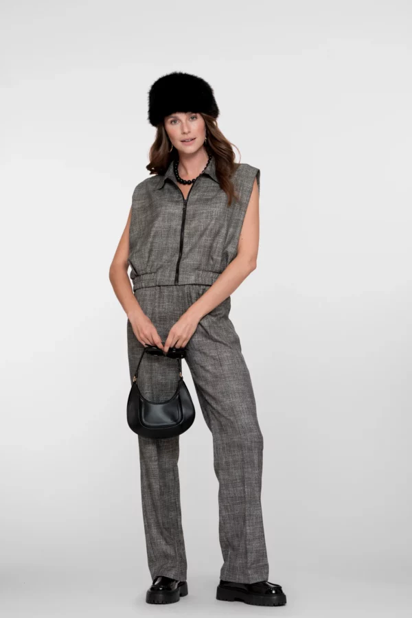 Pantalon à carreaux Geisha femme