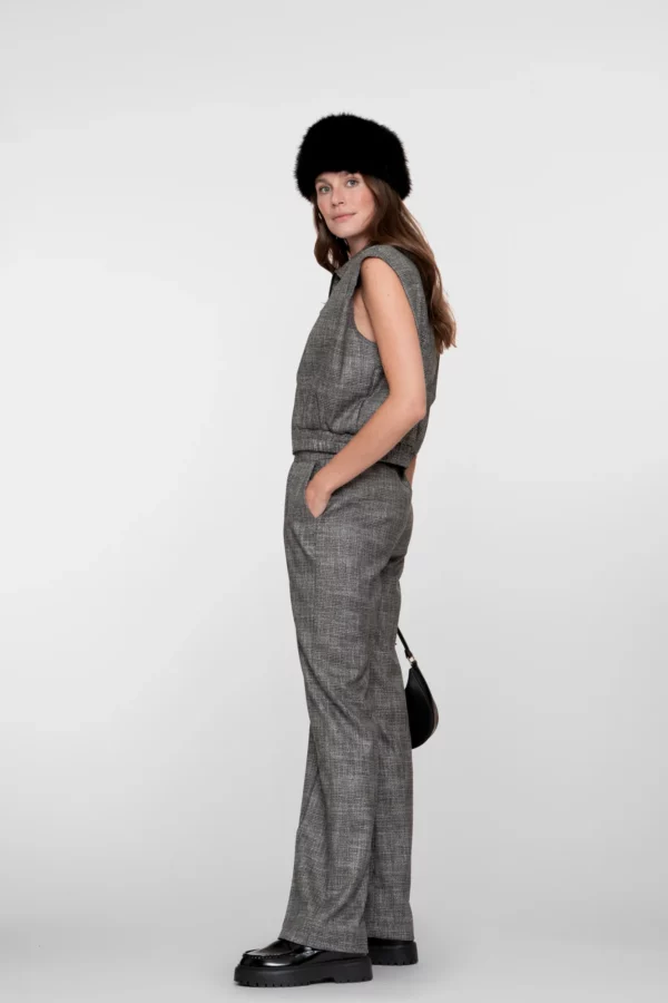 Pantalon à carreaux Geisha femme – Image 3