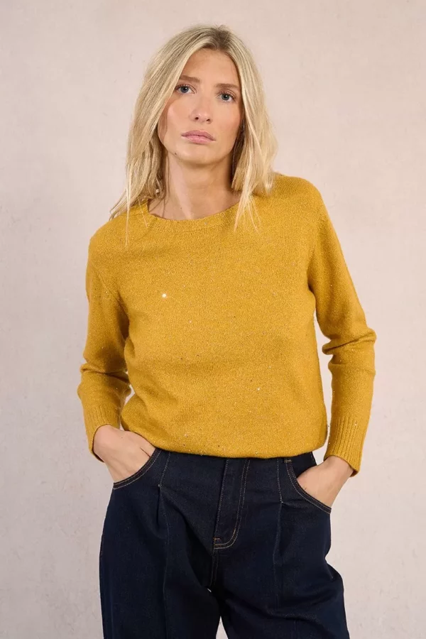 Pull parsemé de sequins