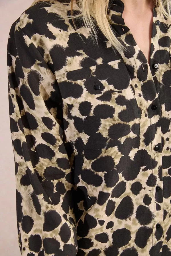Chemise fluide, imprimé animalier – Image 2