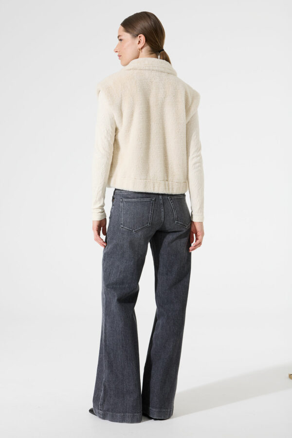 Gilet blanc cassé – Image 3