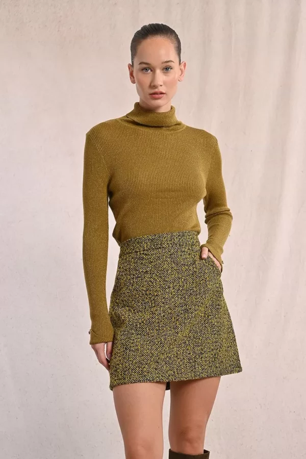 Mini-jupe en jacquard – Image 2