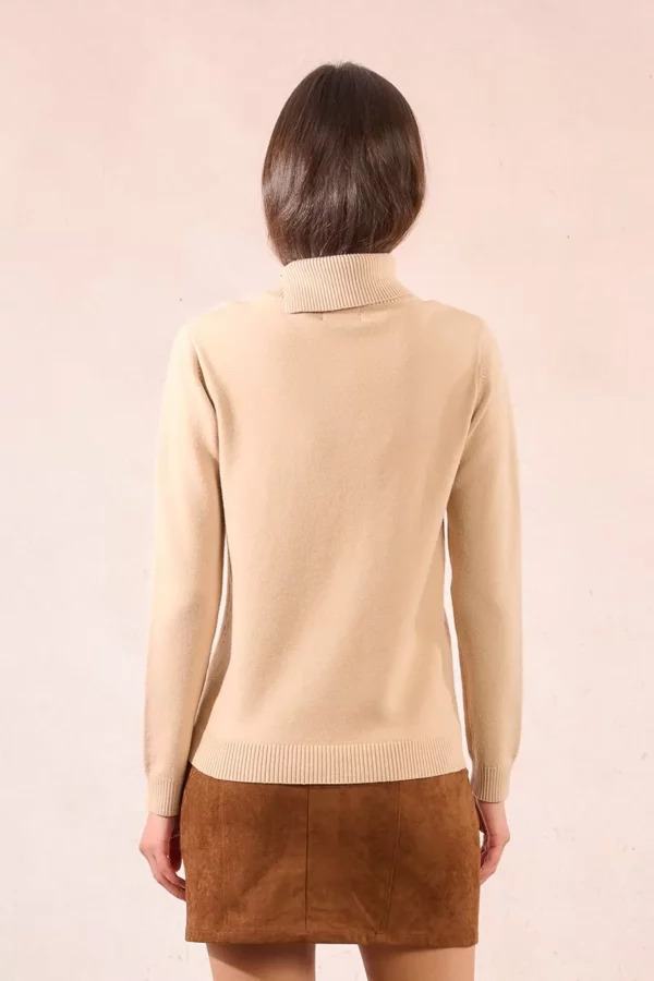 Pull col roulé boutonné – Image 4