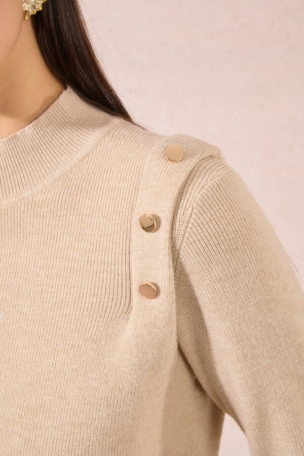 Pull fin à épaulettes – Image 4