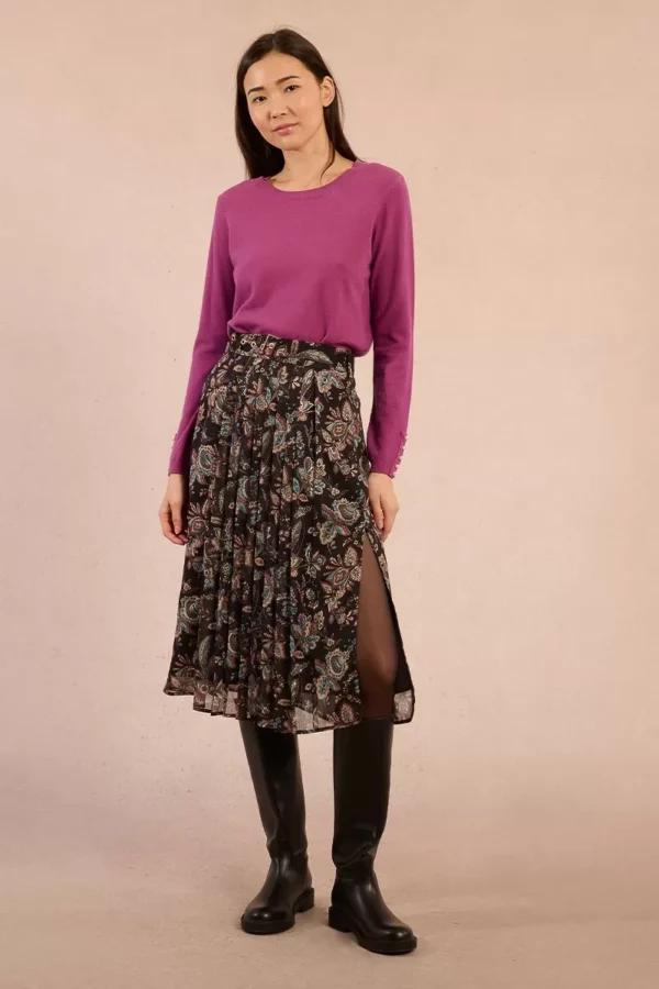 Pull fin en maille, boutonné – Image 2