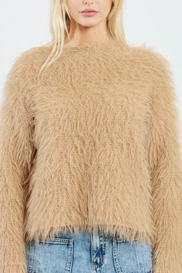 Pull large en maille texturée – Image 2