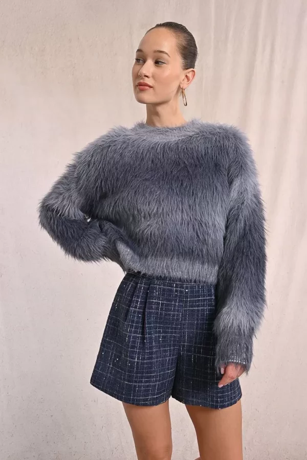 Pull Tie-Dye en maille brossée