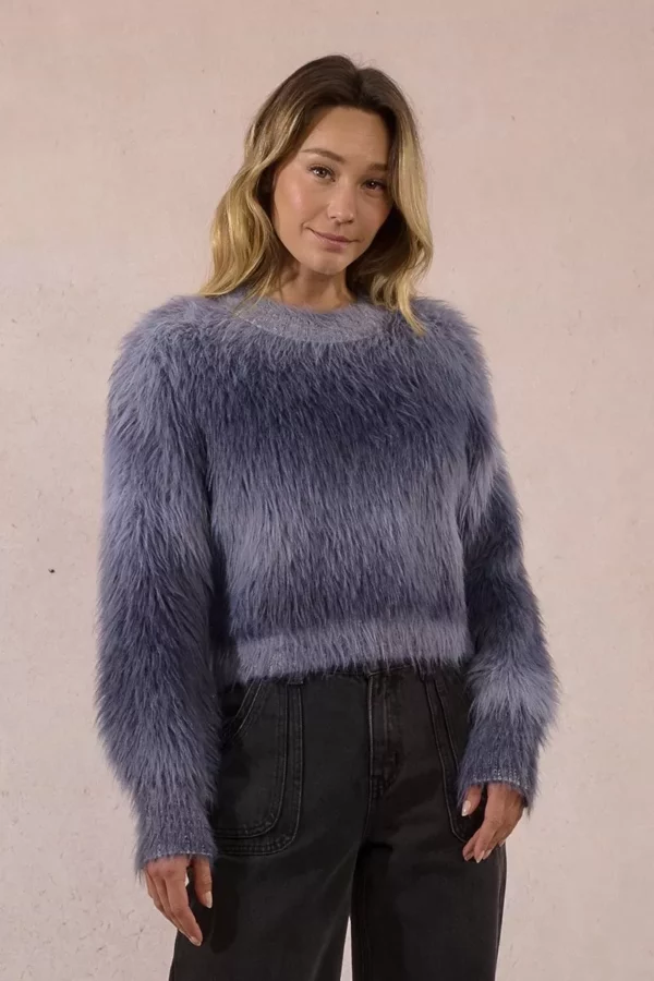 Pull Tie-Dye en maille brossée – Image 4