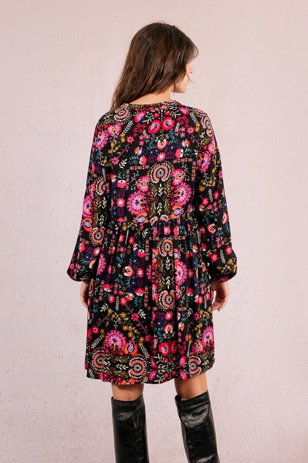Robe courte, imprimé ethnique – Image 3