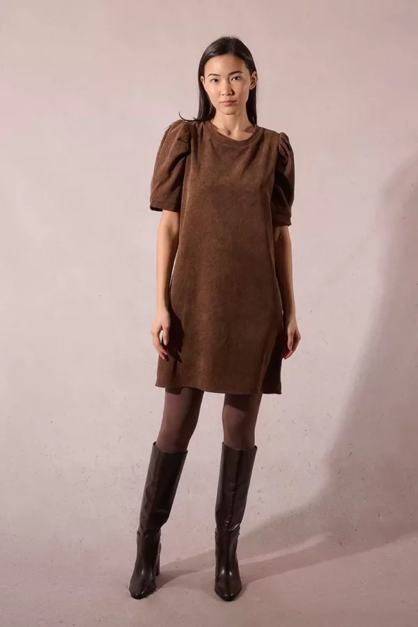 Robe droite, manche gigot – Image 2