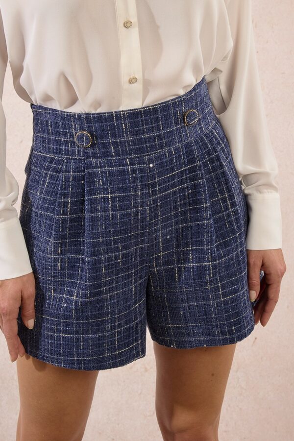 Short taille haute en tweed – Image 2