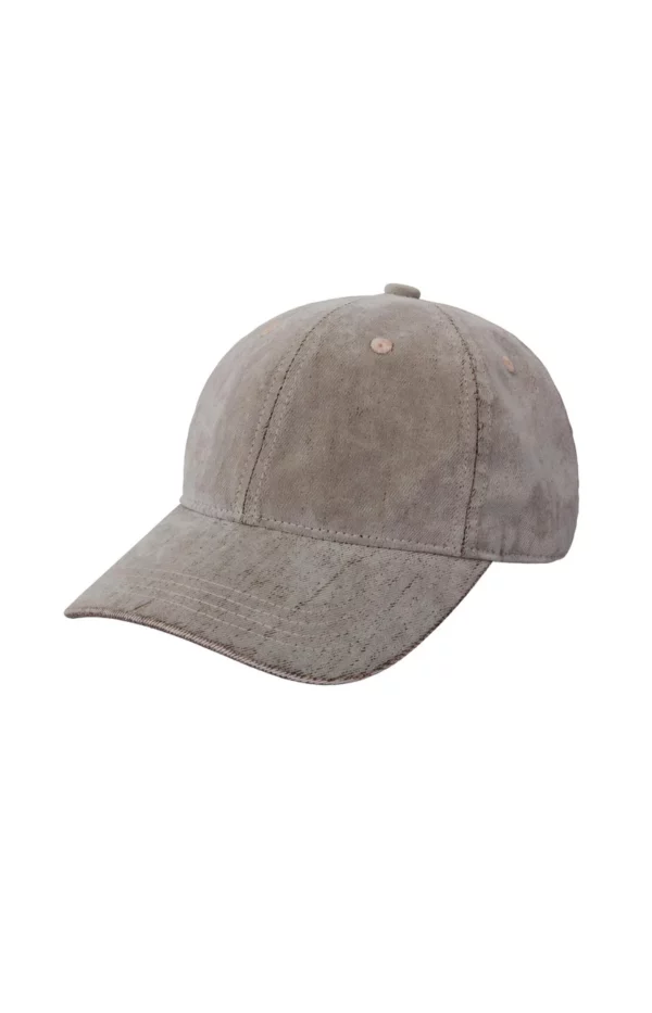 Casquette enduite velours