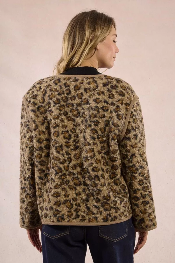 Veste texturée effet fourrure – Image 5