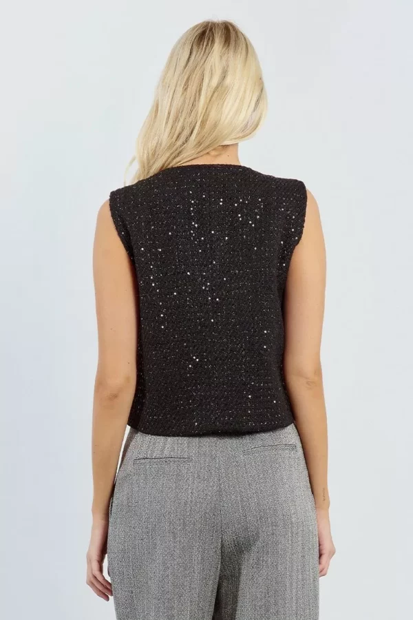 Veston en tweed et strass – Image 5
