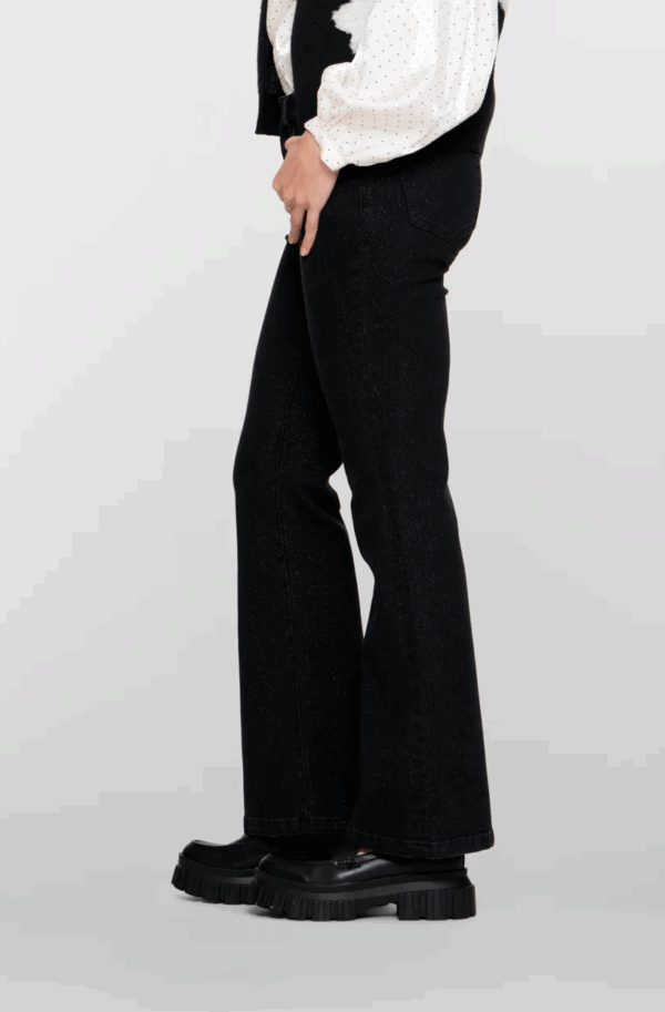 Jean's évasé avec lurex