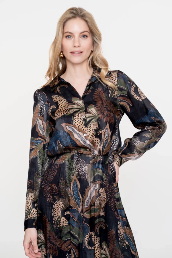 Blouse à imprimé animalier – Image 2