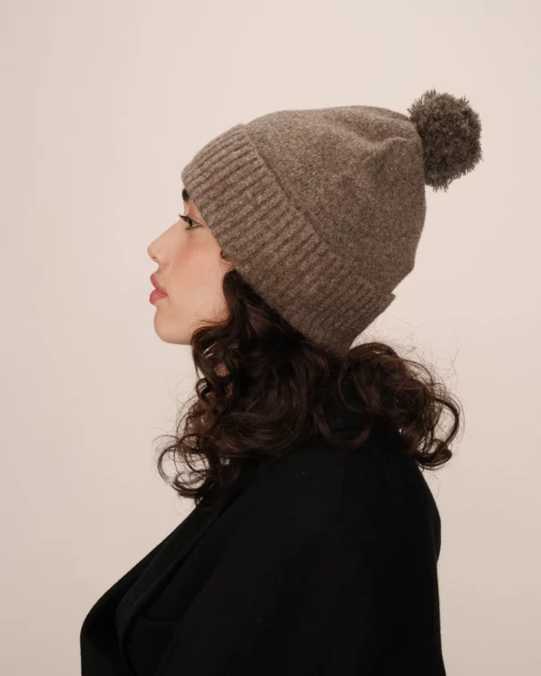 Bonnet taupe