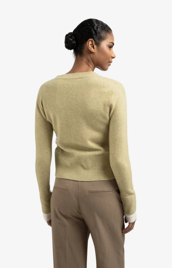 Cardigan contrasté – Image 2