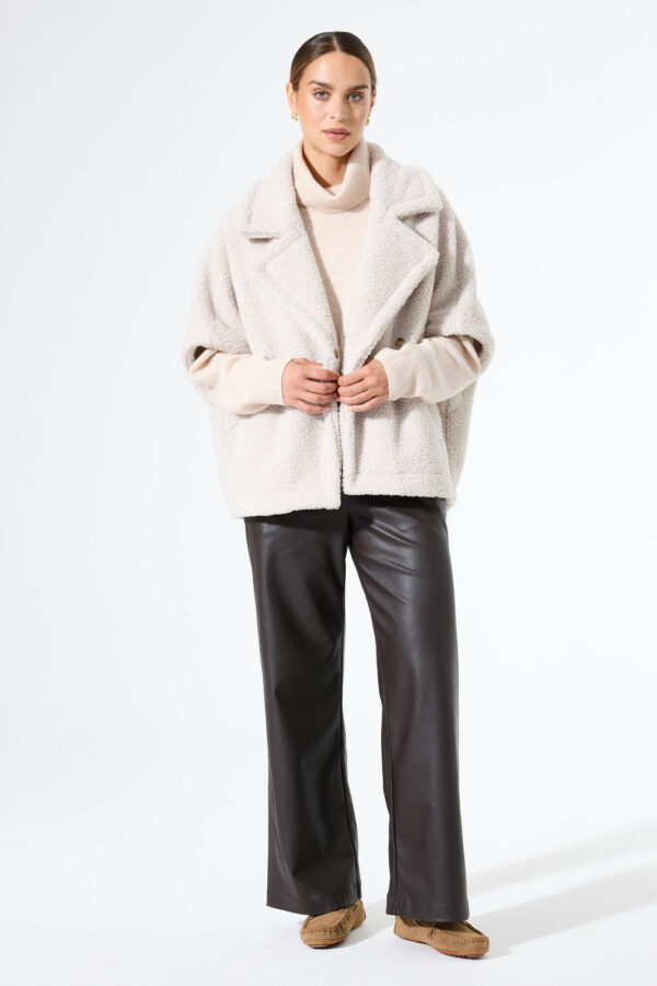 Veste Teddy oversize