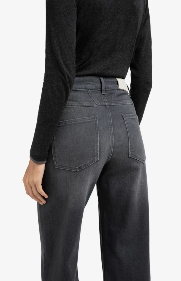 Jean taille haute coupe ample et large – Image 4