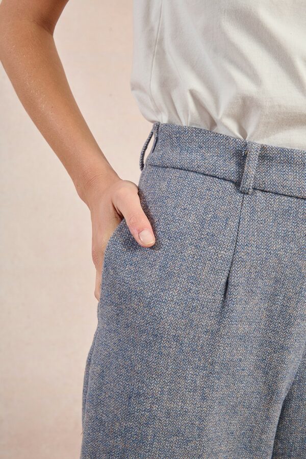 Pantalon large en lainage – Image 3