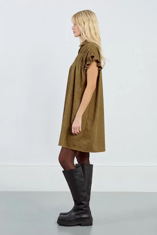 Robe chemise à fronces – Image 3