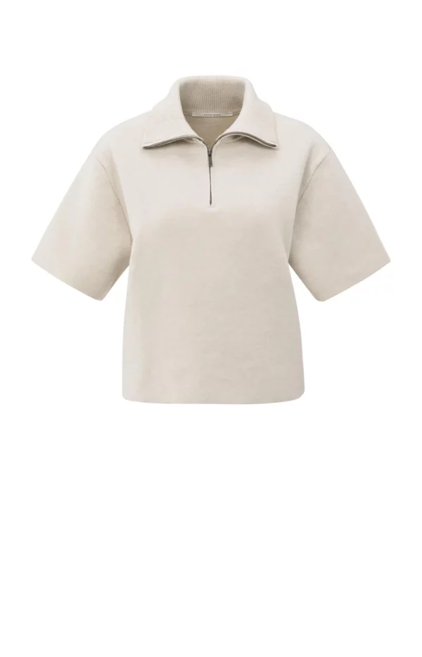 Pull manches courtes avec col camioneur – Image 3