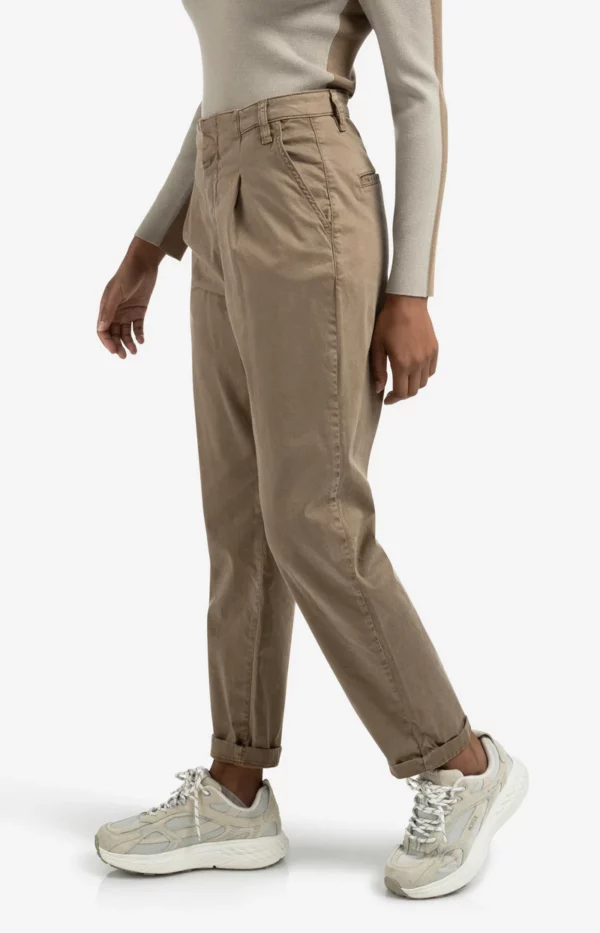Pantalon chino plissé à poches – Image 3