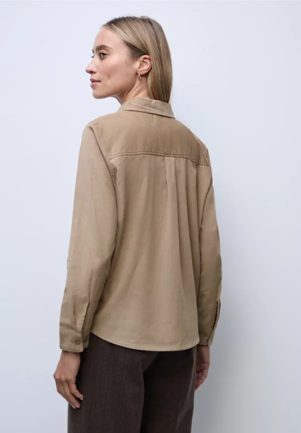 Blouse en velours côtelé avec détails de taille – Image 4