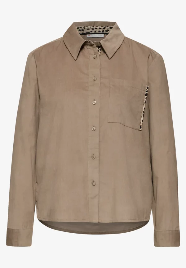Blouse en velours côtelé avec détails de taille – Image 6