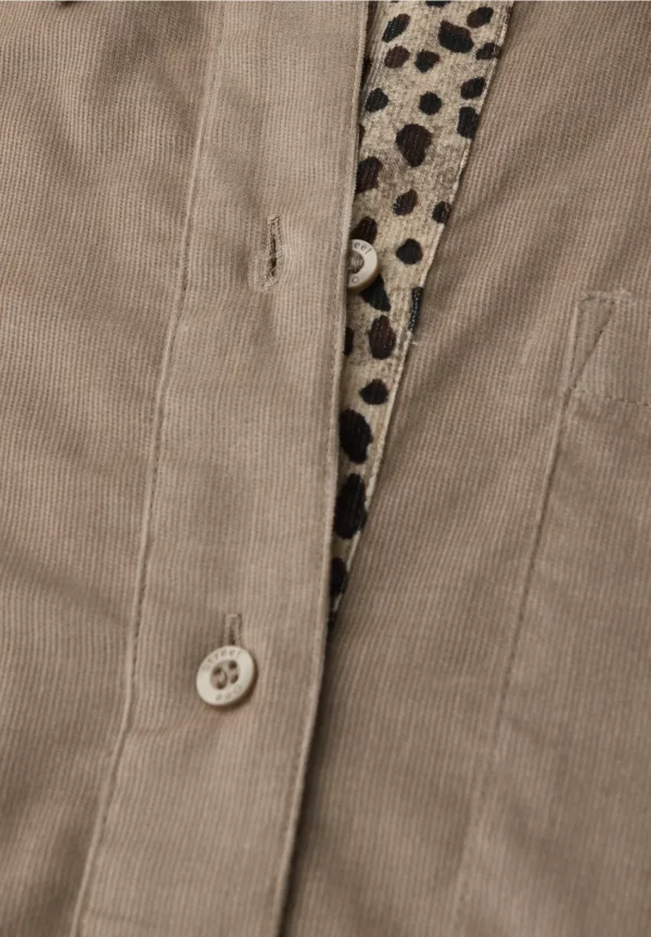 Blouse en velours côtelé avec détails de taille – Image 5